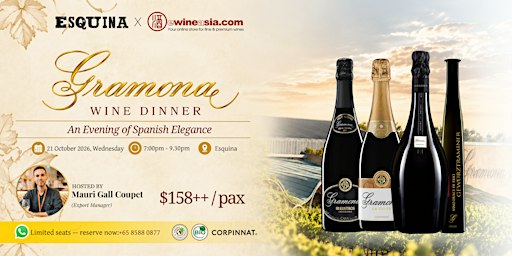 Gramona Wine Dinner: An Evening of Spanish Elegance