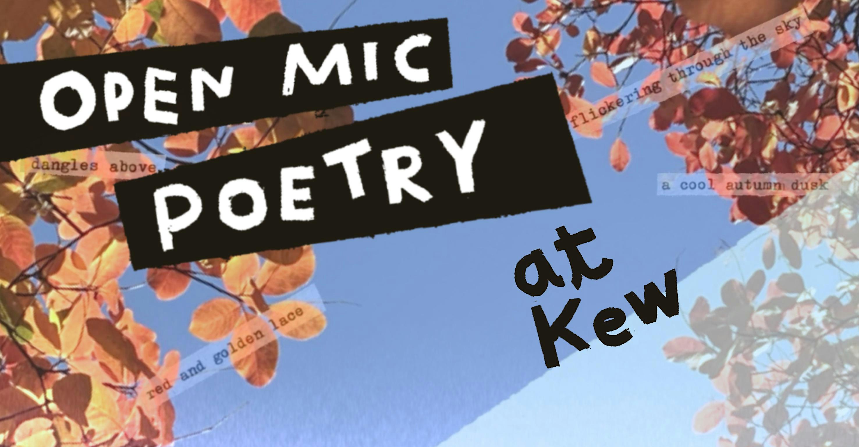 Open-Mic Poetry Event in Kew