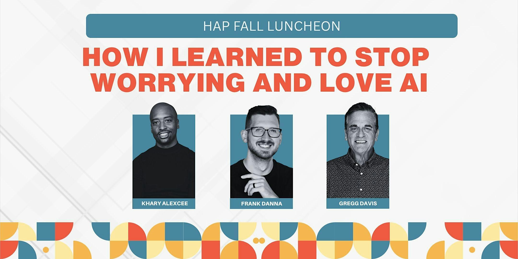 HAP FALL LUNCHEON