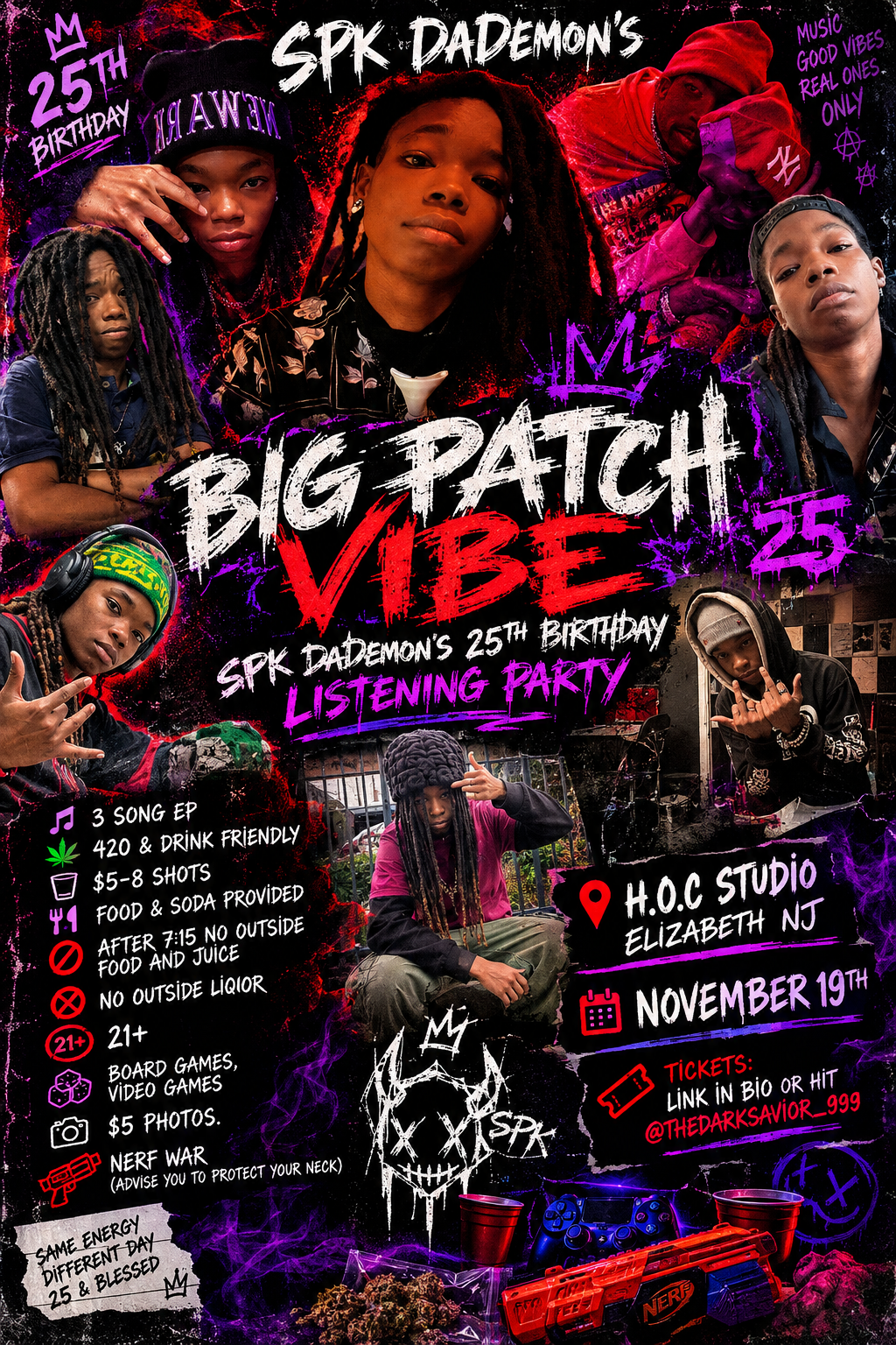 SPK DaDemon’s 25th Birthday Listening Party
