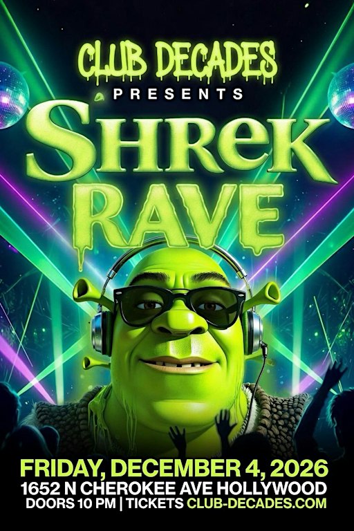 Shrek Rave | Club Decades