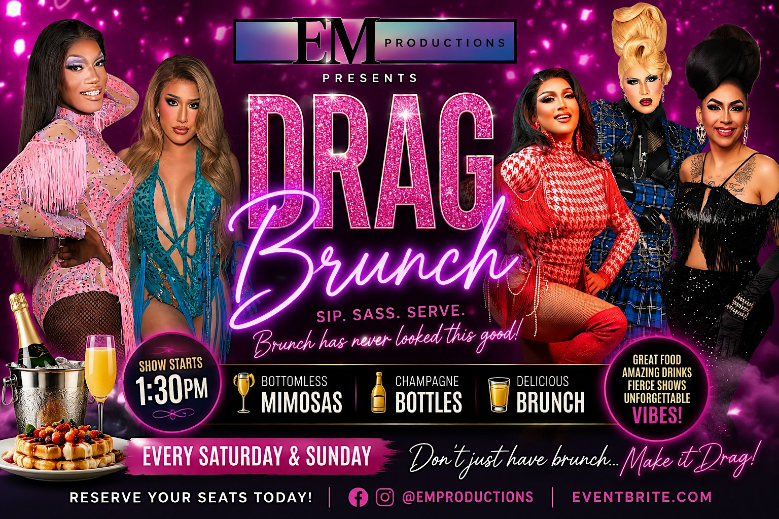 VIP DRAG BRUNCH SCARLET LOUNGE