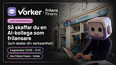 Lunchseminarium: Så skaffar du en AI-kollega som frilansare