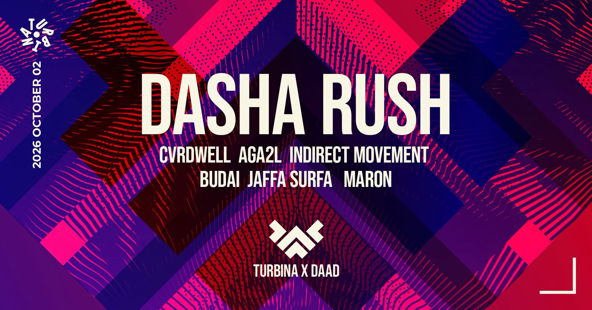 TURBINA x DAAD GATHERING w/ Dasha Rush