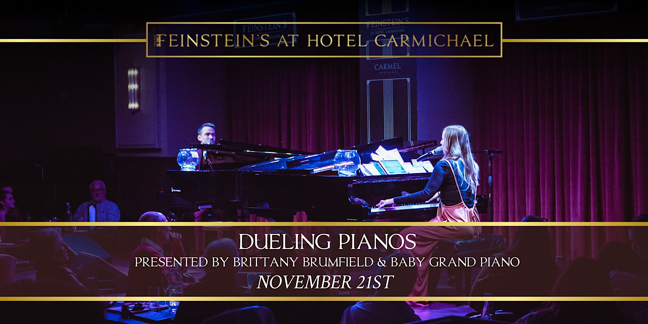 DUELING PIANOS presented by Brittany Brumfield & Baby Grand Entertainment