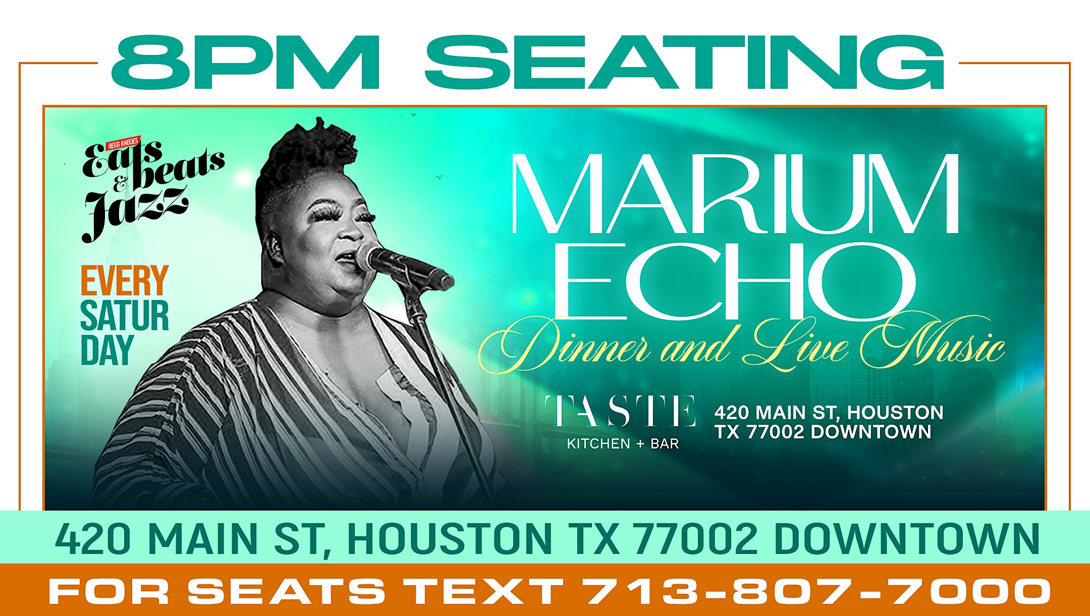 MARIUM  ECHO - DOWNTOWN  LIVE MUSIC - EATS BEATS & JAZZ