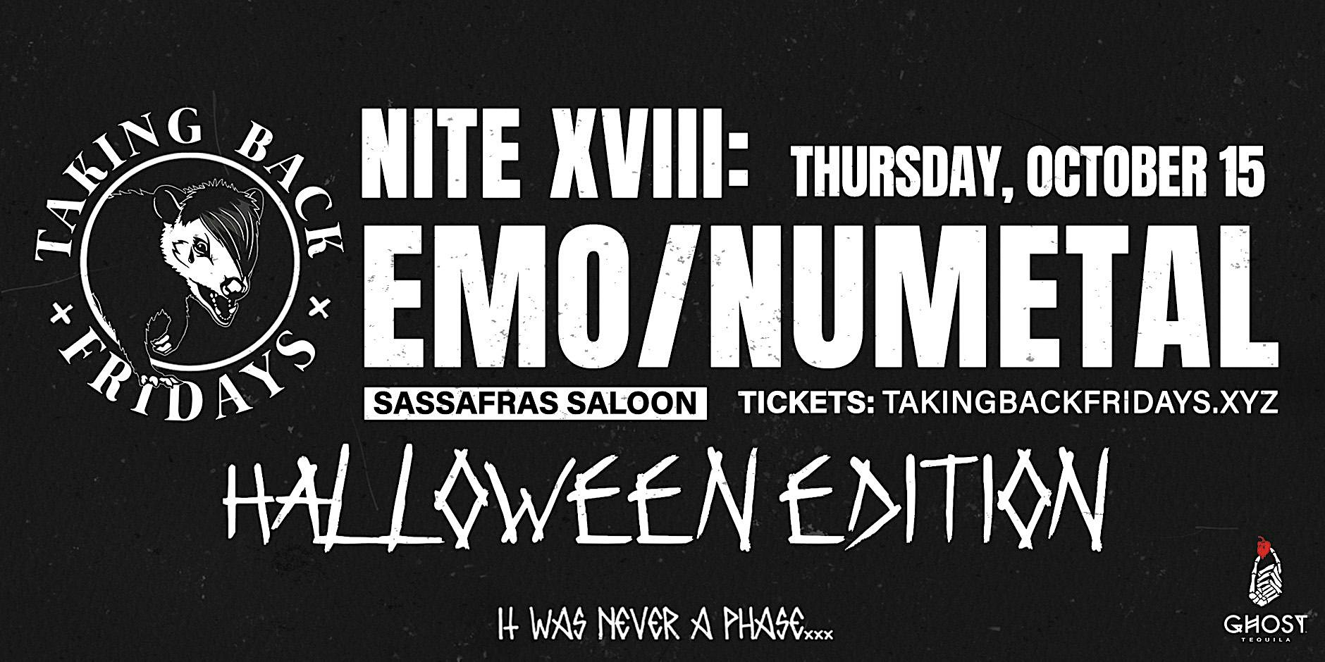 TAKING BACK FRIDAYS -  XVIII - HALLOWEEN EDITION