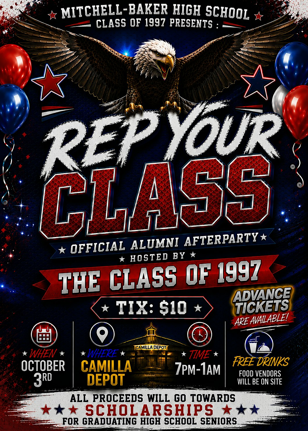 REP YOUR CLASS OFFICIAL ALUMNI AFTERPARTY HOSTED BY THE MBHS CLASS OF 1997