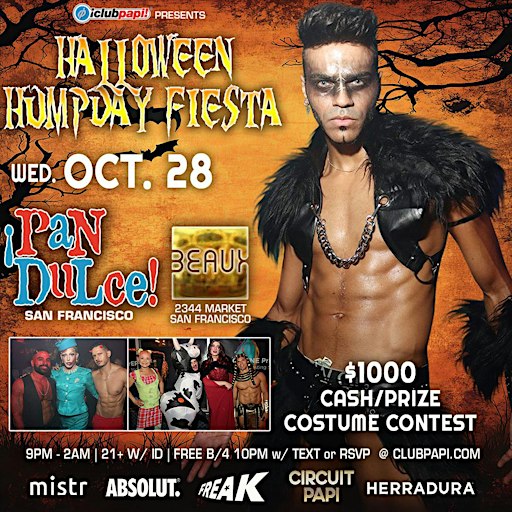 PAN DULCE HALLOWEEN HUMPDAY FIESTA | $1000 CONTEST @ BEAUX POWERED BY MISTR