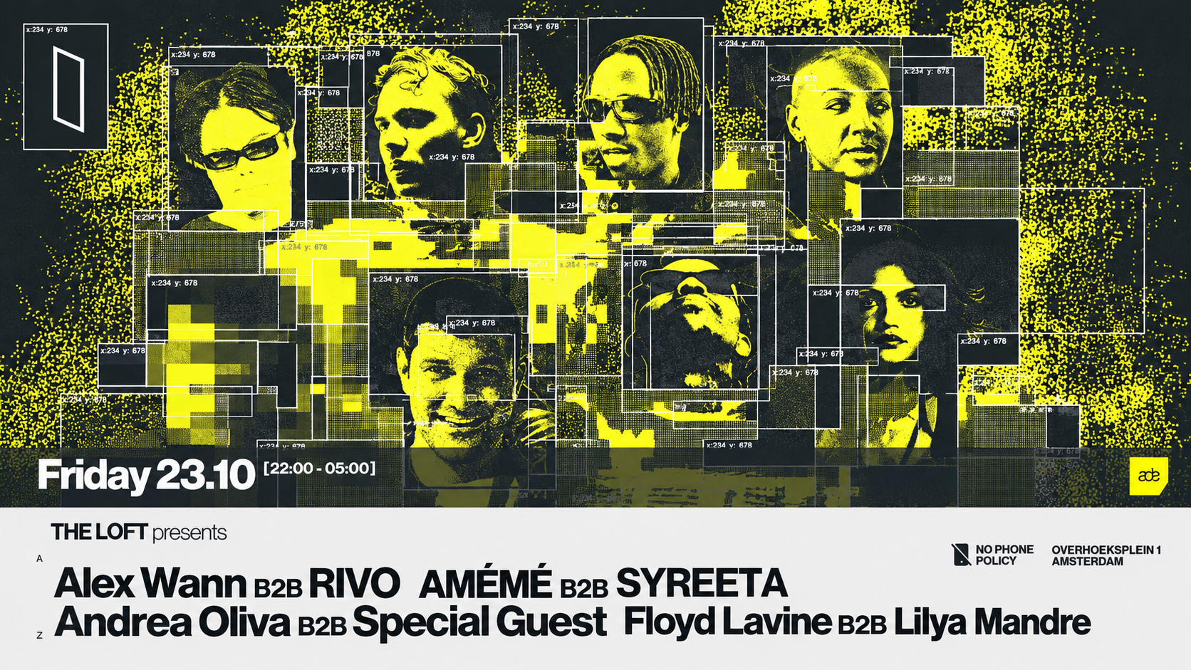 THE LOFT presents: Alex Wann B2B Rivo, AMÉMÉ B2B SYREETA, Andrea Oliva B2B Special Guest