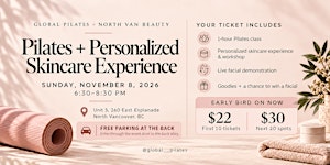 Pilates + Personalized Skincare Experience