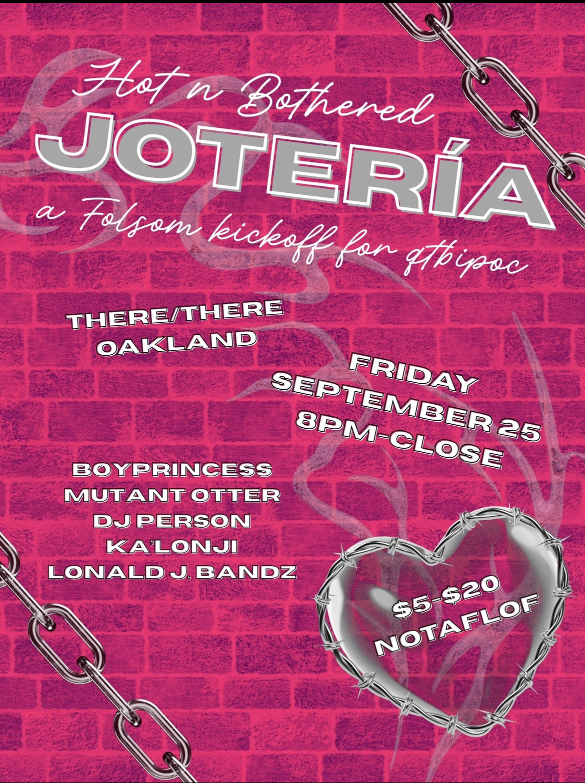 A HOT N BOTHERED JOTERÍA: FOLSOM EDITION