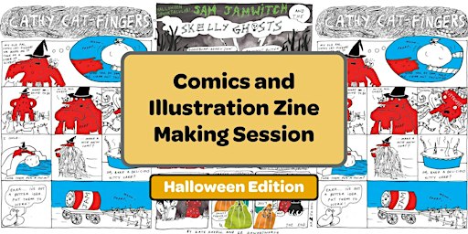 (Halloween) Comics and illustration zine making for children aged 7-12