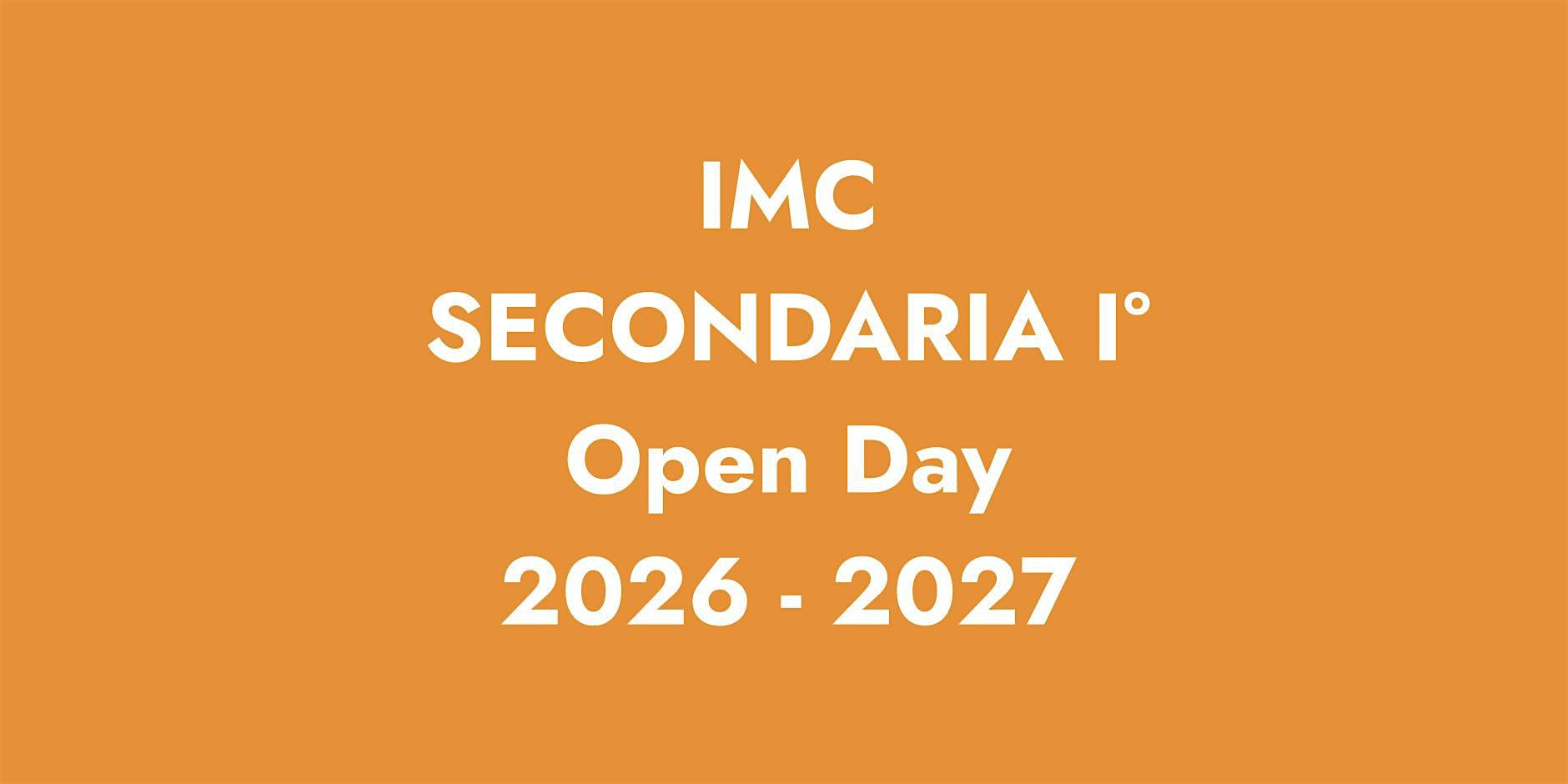 IMC SCUOLA DI CEPINO - SCUOLA SECONDARIA DI I GRADO / Open Day 2026 - 2027