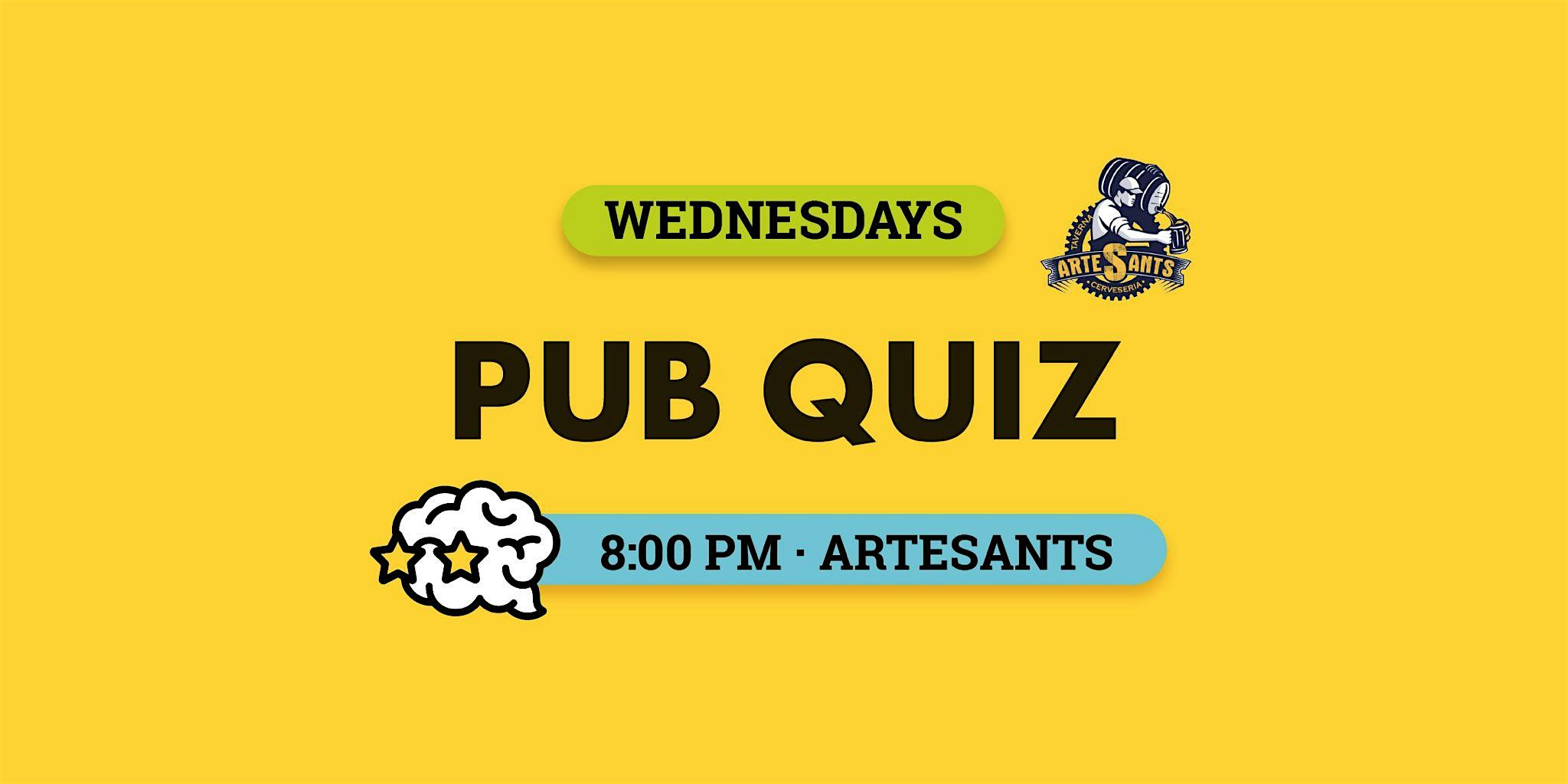 Pub Quiz Barcelona - Wednesdays -  Craftbeer ArteSants - Sants