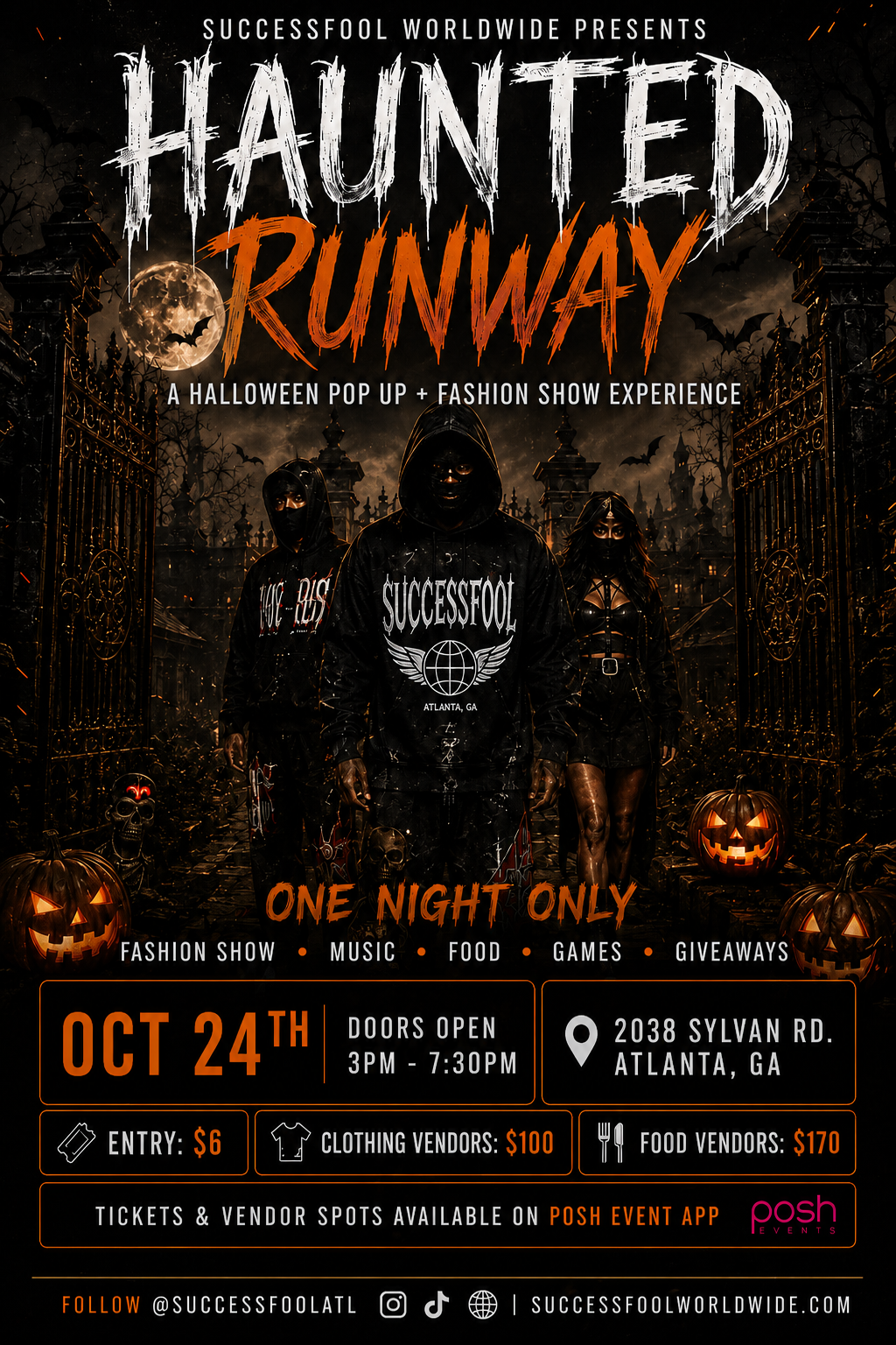 Haunted Runway: Pop up Shop/Fashion Show Experience