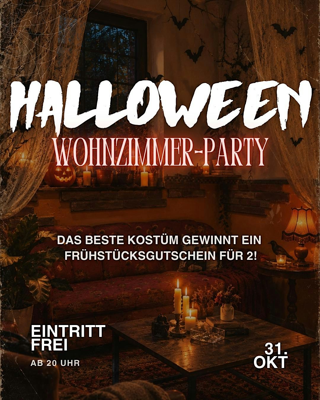 Halloween Wohnzimmer-Party
