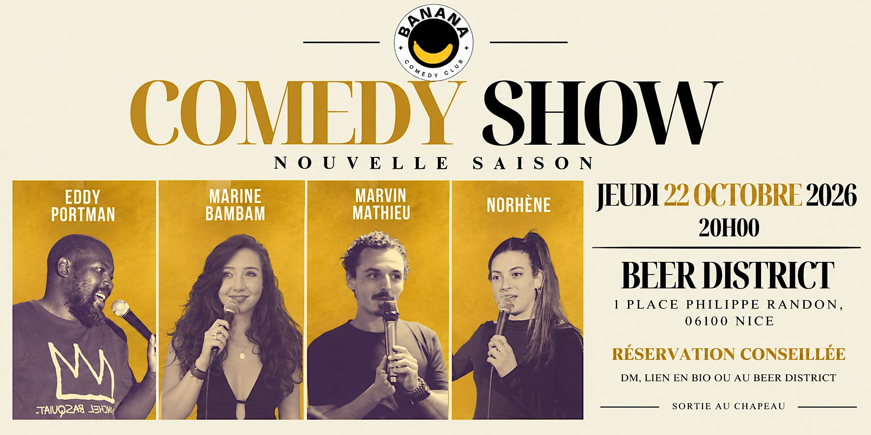 Soirée STAND-UP au Beer District