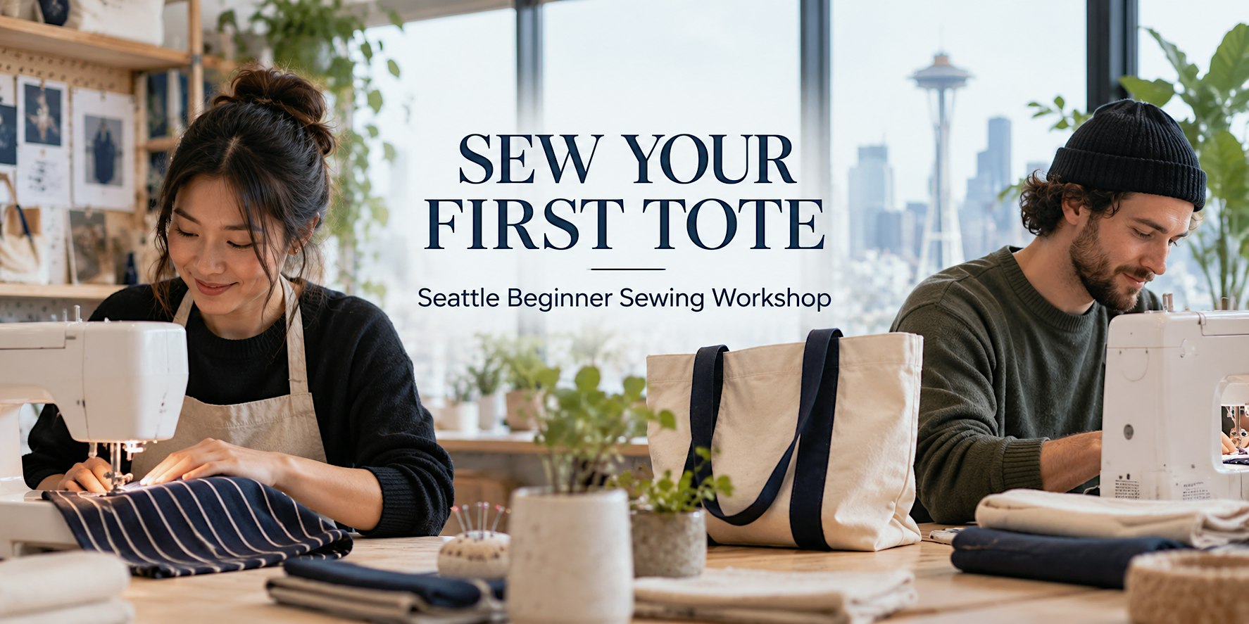 Seattle Sew Your First Tote: Beginner Sewing Workshop