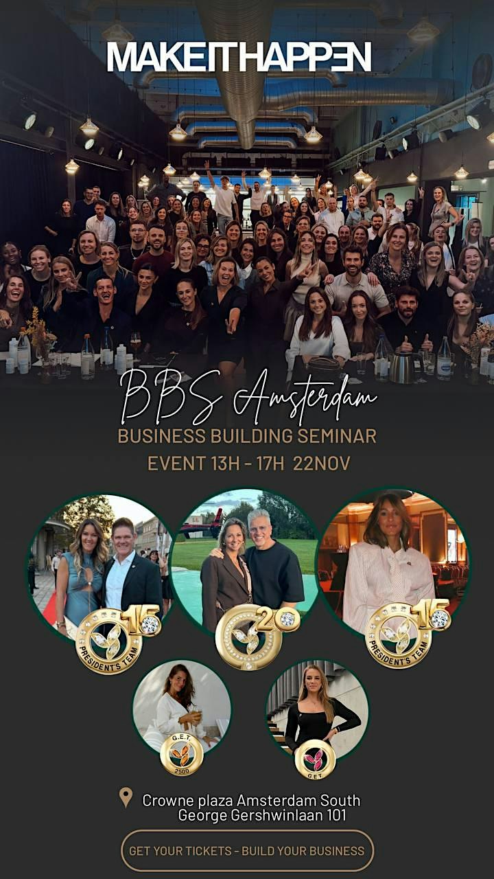 BUSINESS BUILDING SEMINAR AMSTERDAM