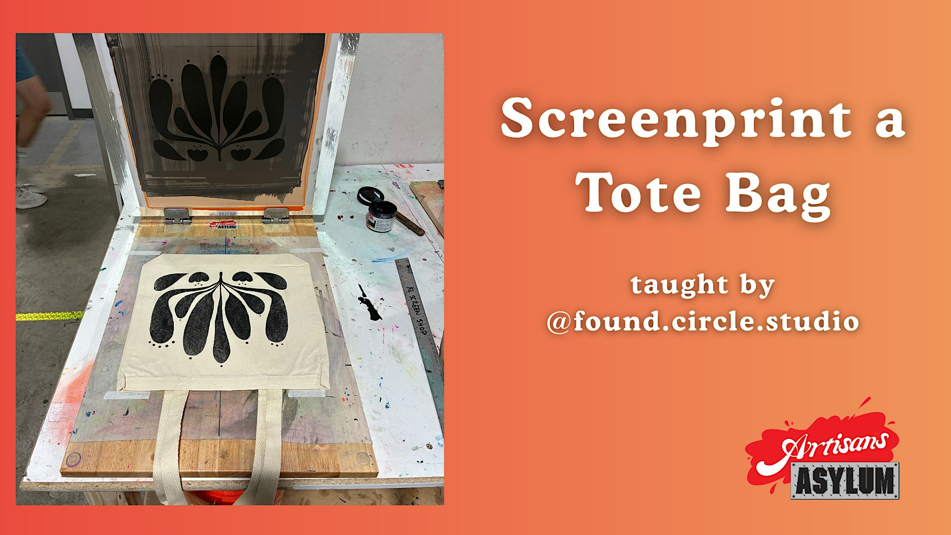 Screen Print a Tote Bag
