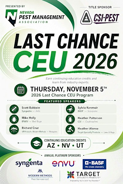 Last Chance CEU 2026