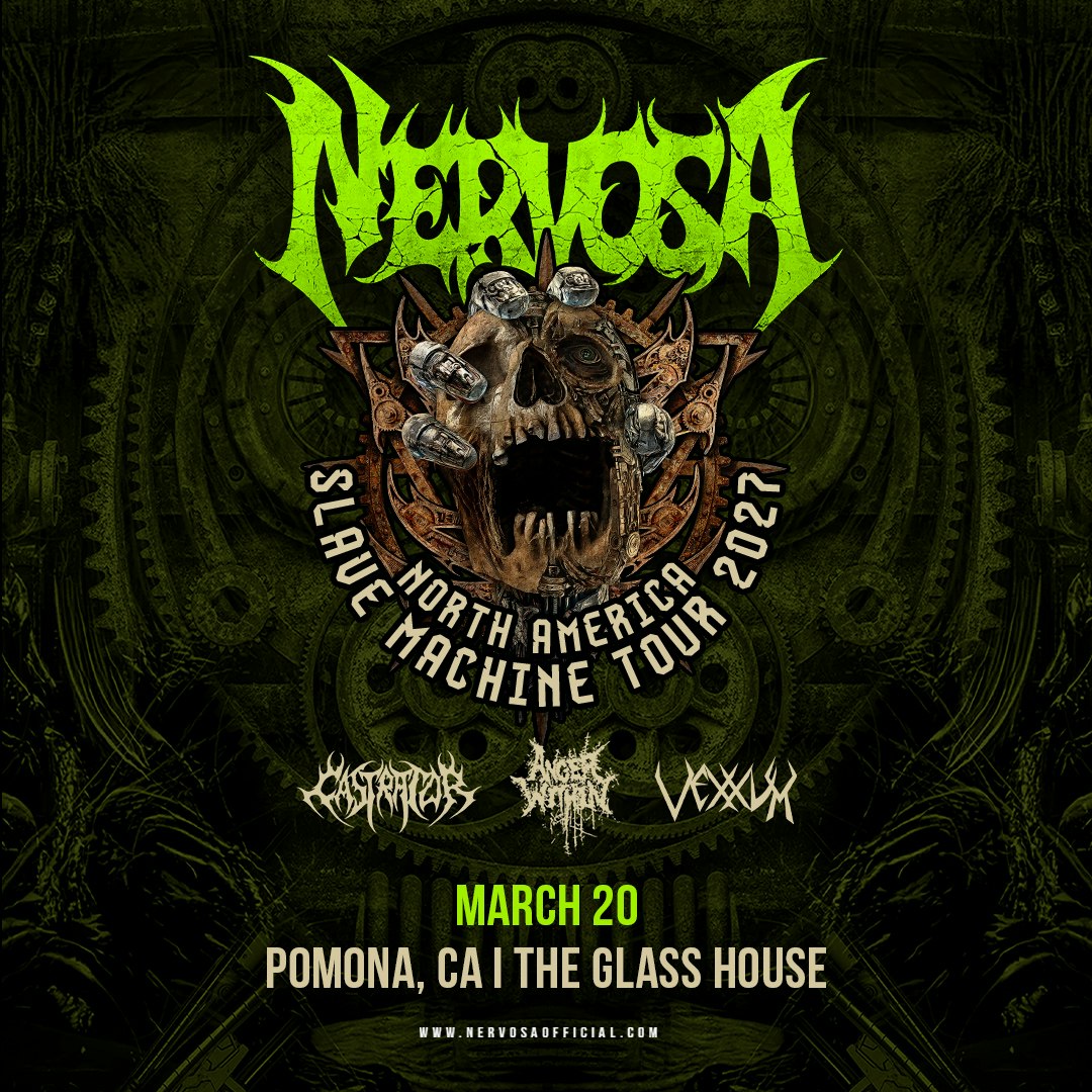 Nervosa "Slave Machine Tour 2026"