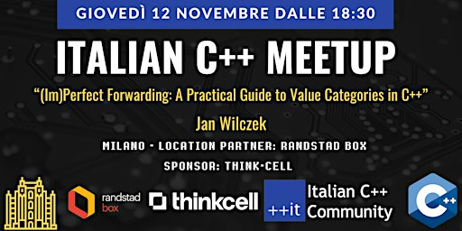 Italian C++ Meetup MILANO Novembre 2026