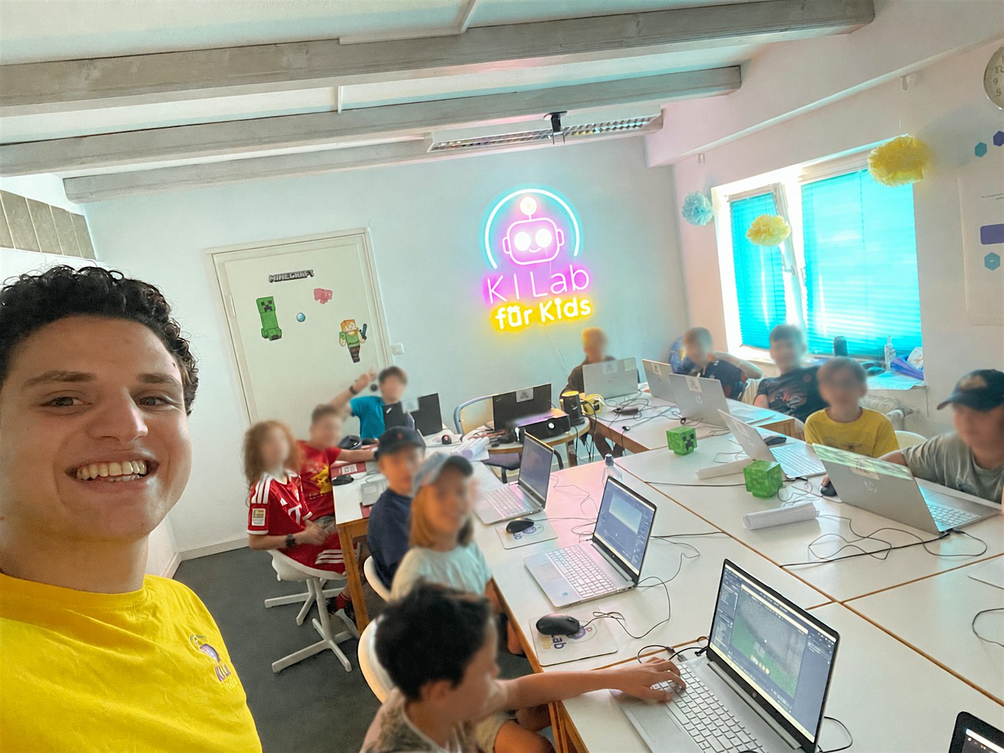 Minecraft Challenge Lab – Programmieren, Game Design & Pizza