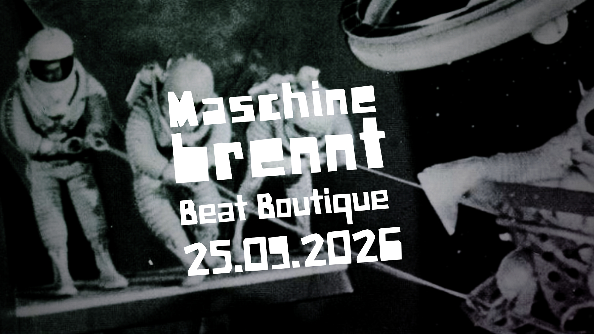 Maschine brennt