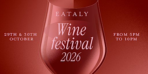 Eataly Wine Festival 2026