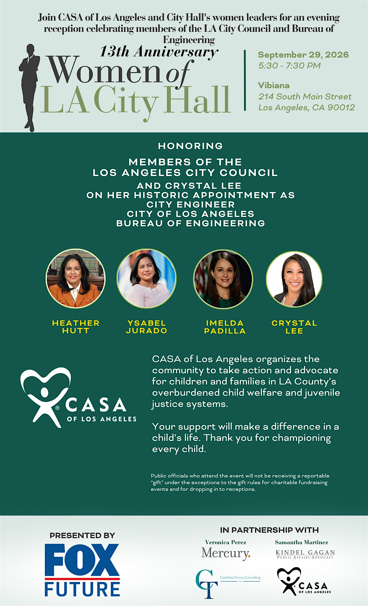 13th Annual Women of Los Angeles City Hall