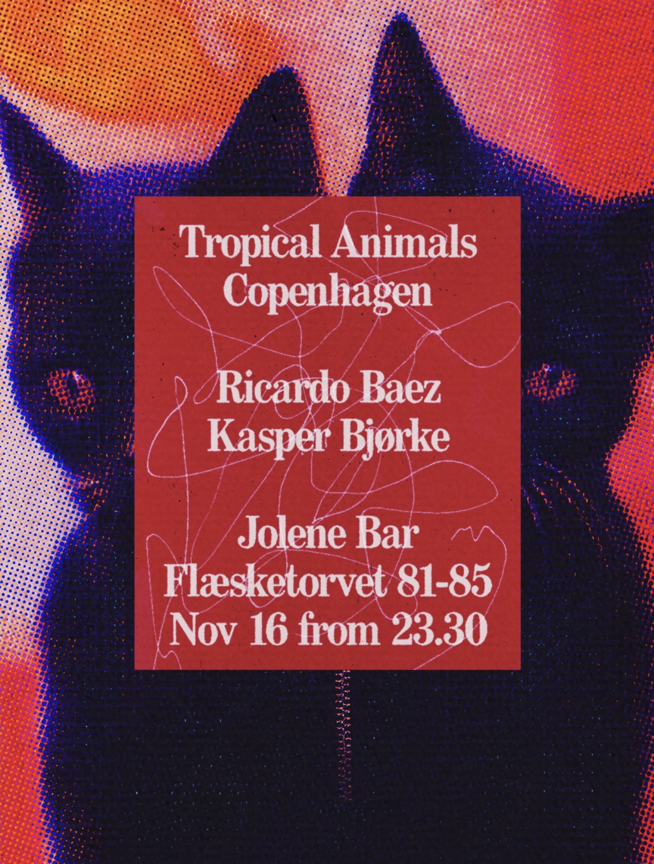 Tropical Animals Copenaghen with Ricardo Baez and Kasper Bjørke