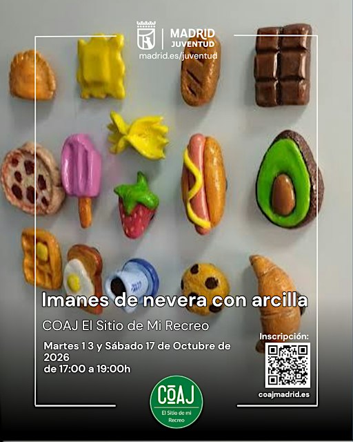 Imanes de nevera con arcilla