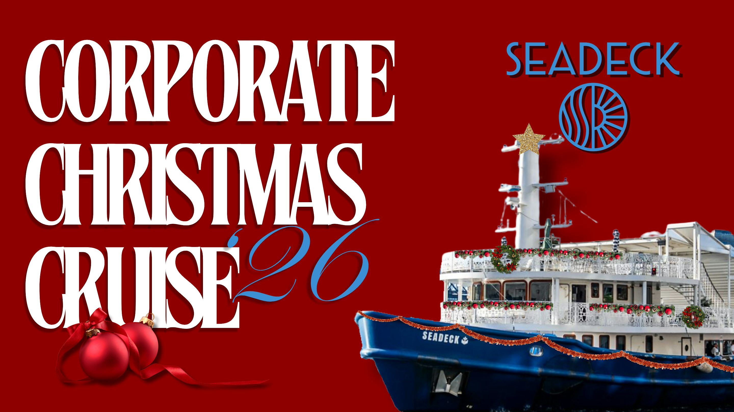 CORPORATE CHRISTMAS CRUISE - Friday 27th Nov