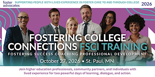 FSCI Training. Fostering Success Coaching Institute. October 27, 2026.