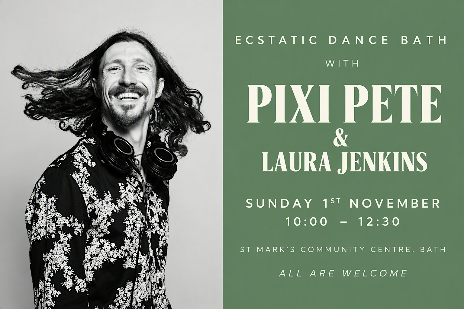 Ecstatic Dance Bath - Hallows Dance With Pixi Pete & Laura Jenkins