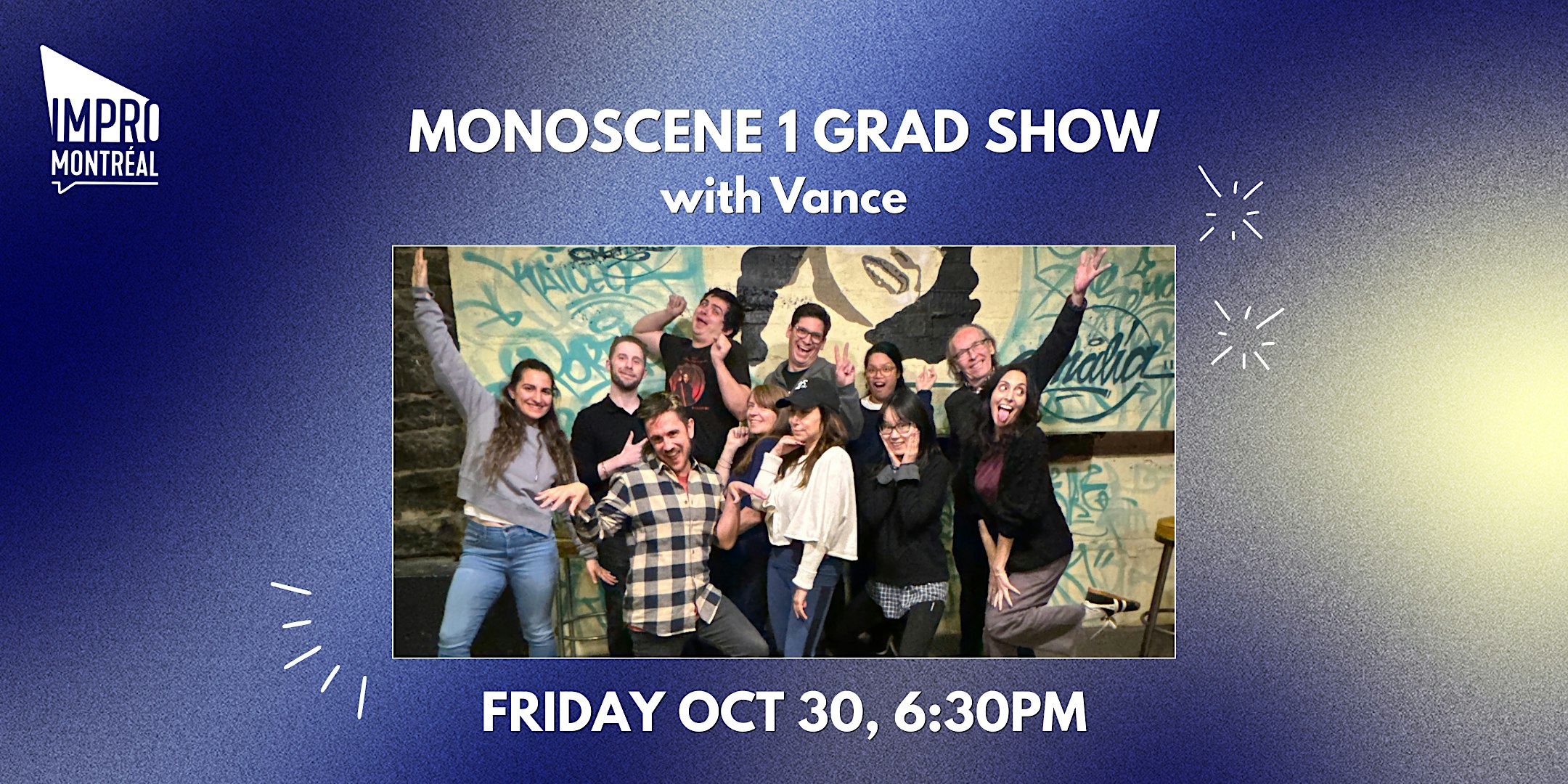Montreal Improv Term 5 Grad Show - Monoscene 1 with Vance
