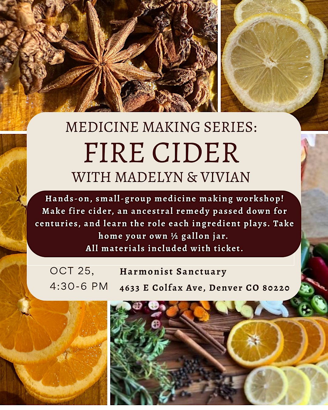 Medicine Making Series: Fire Cider with Madelyn & Vivian