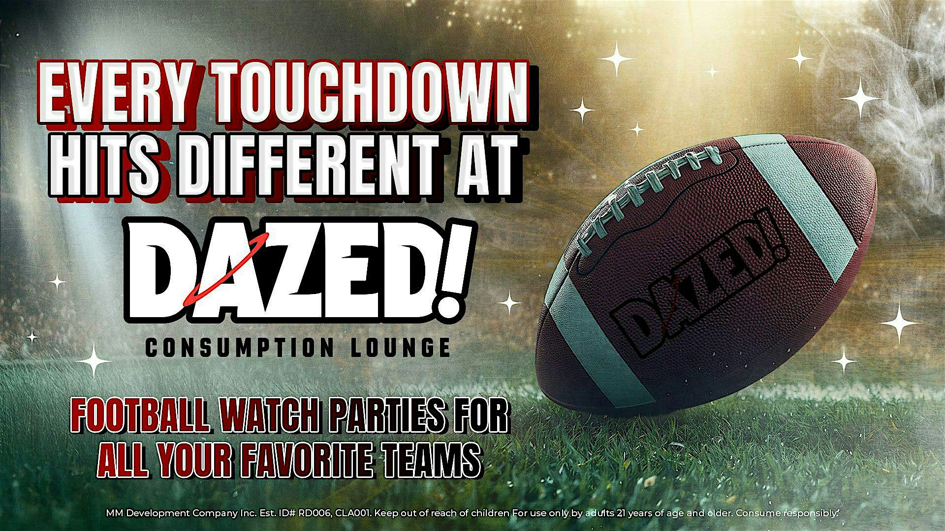 Raiders vs Bills Watch Party at Dazed! Lounge