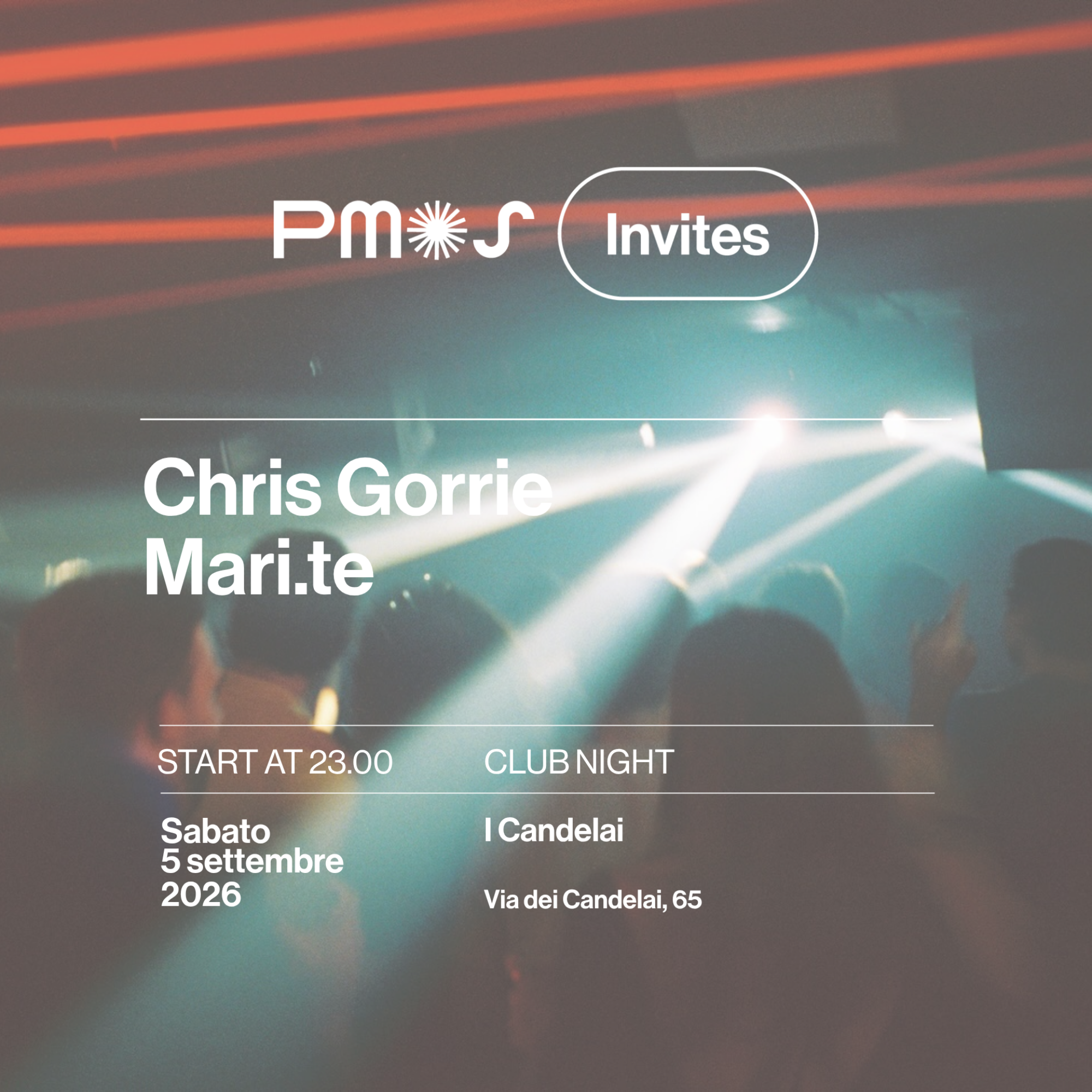 PMOS Invites: Chris Gorrie & Mari.te