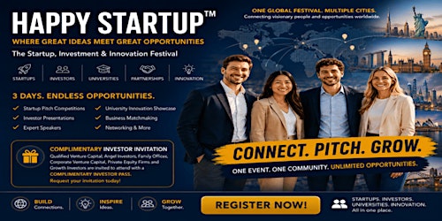 HAPPY STARTUP™ – Connecting Startups, Investors & Universities | Las Vegas