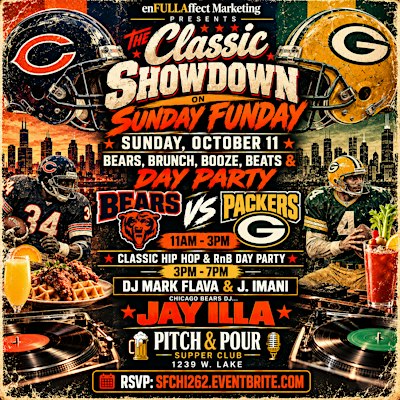 Sunday Funday Bears Brunch, Watch & Day Party