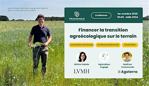 [Produrable] Financer la transition agroécologique sur le terrain