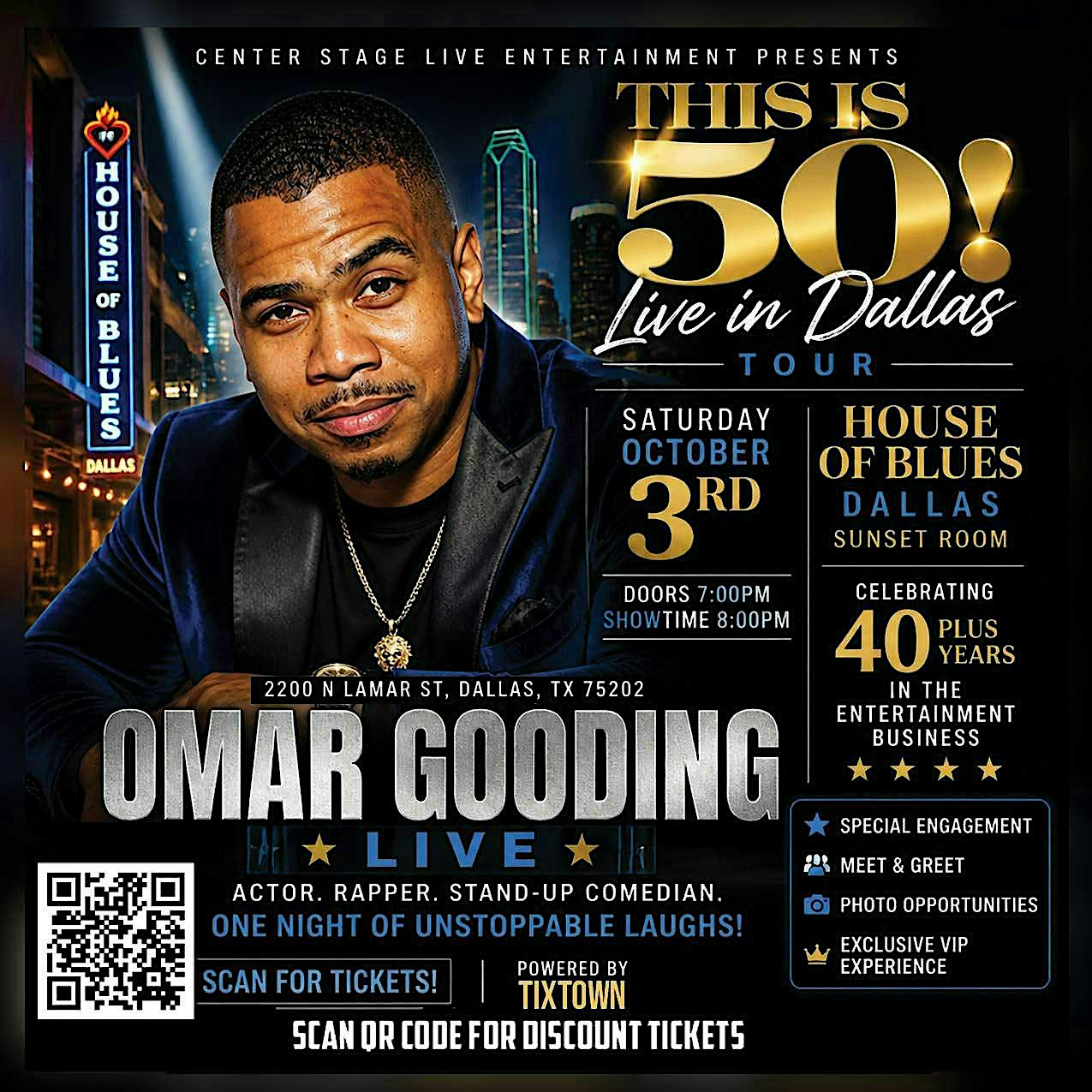 Omar Gooding: This Is 50! — Comedy Show Live in Dallas