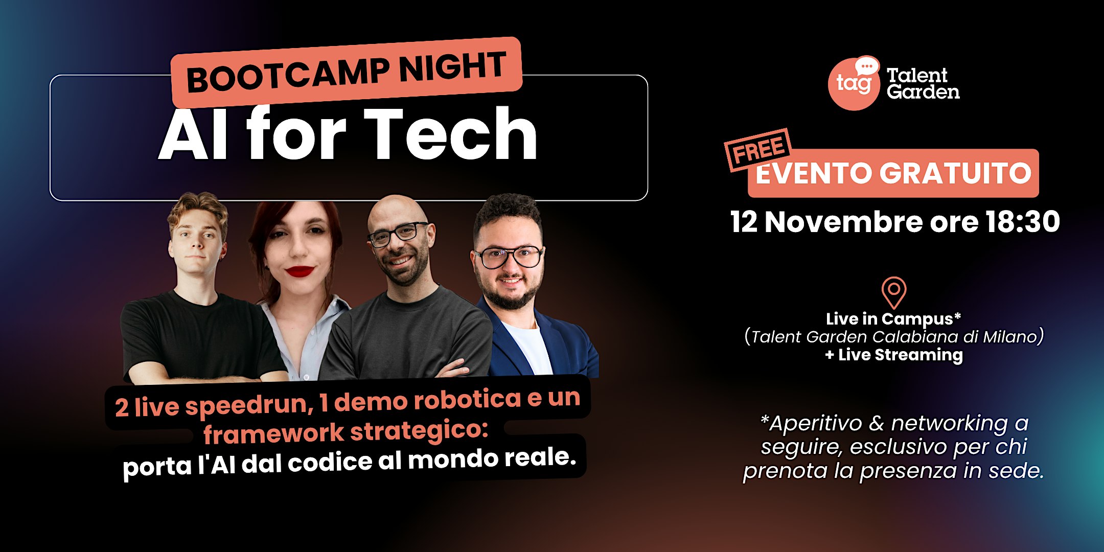 Bootcamp Night: AI for Tech