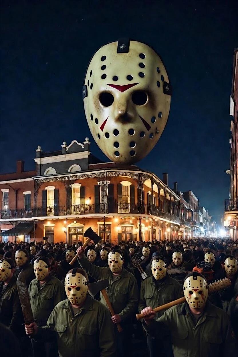 Largest gathering of Jason Voorhees EVER!!