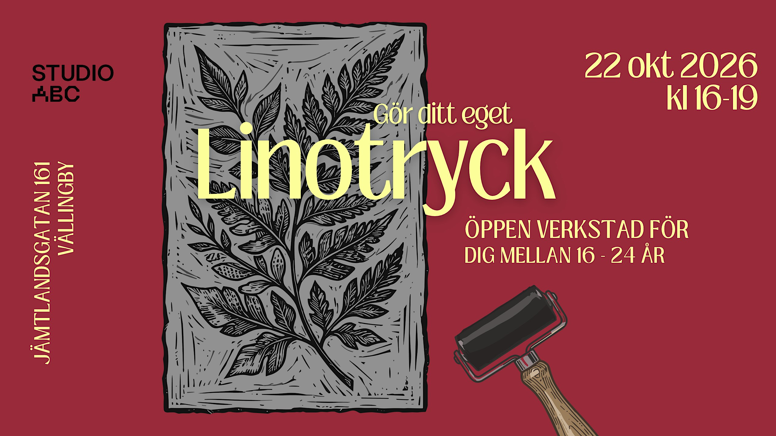Öppen verkstad – Gör ditt eget linotryck