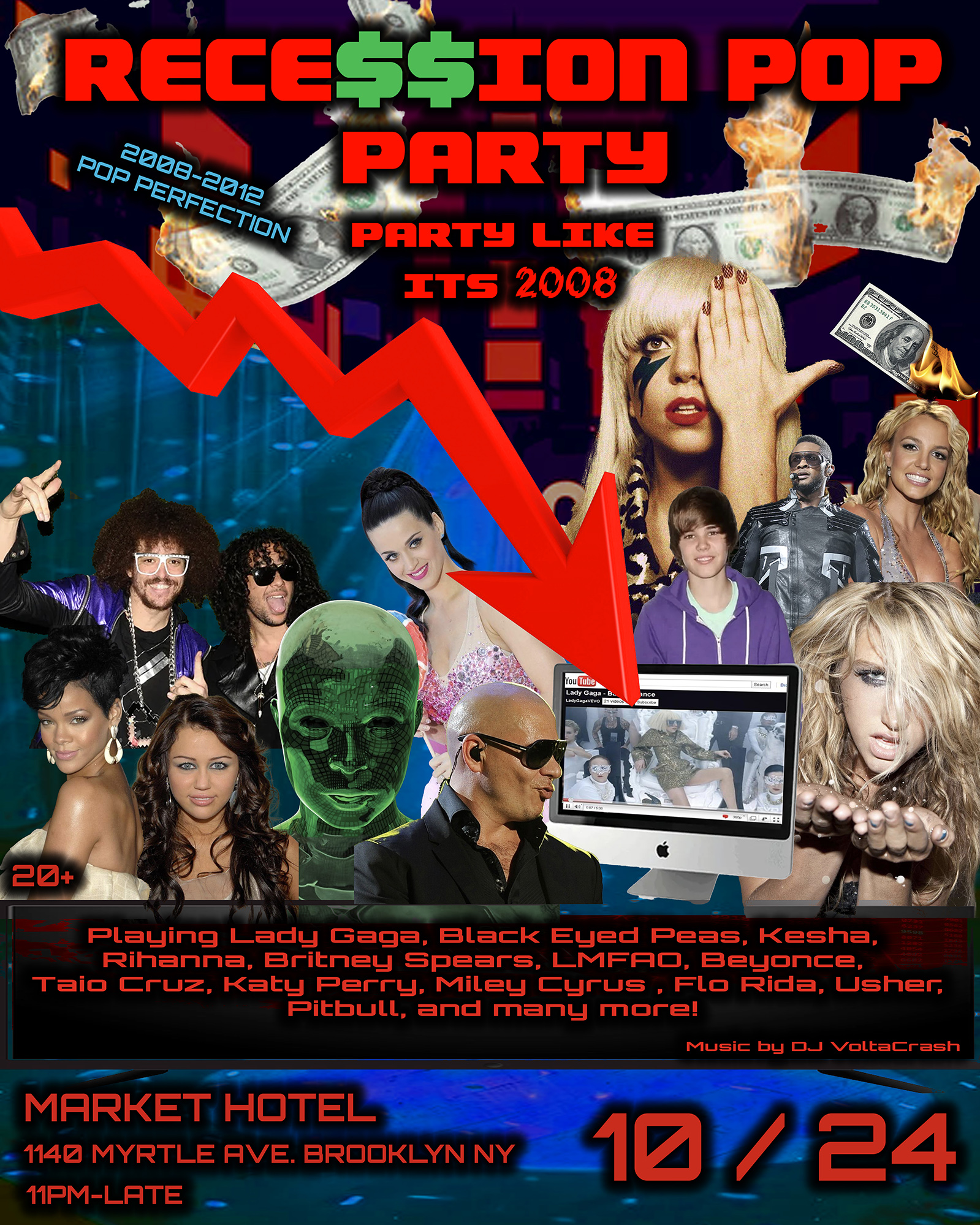 THE RECESSION POP PARTY! PARTY LIKE IT'S 2008