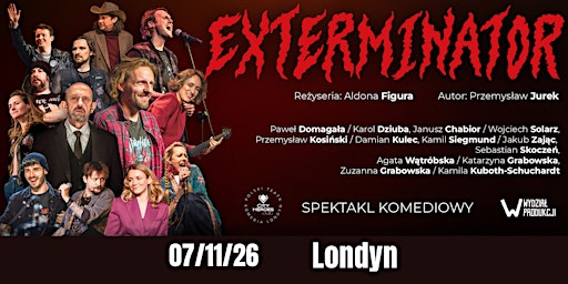 Londyn,  Paweł Domagała jako koncert "Exterminator" spektakl muzyczny
